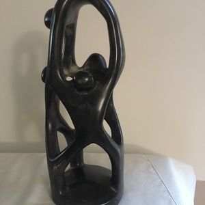 African soap stone statue.